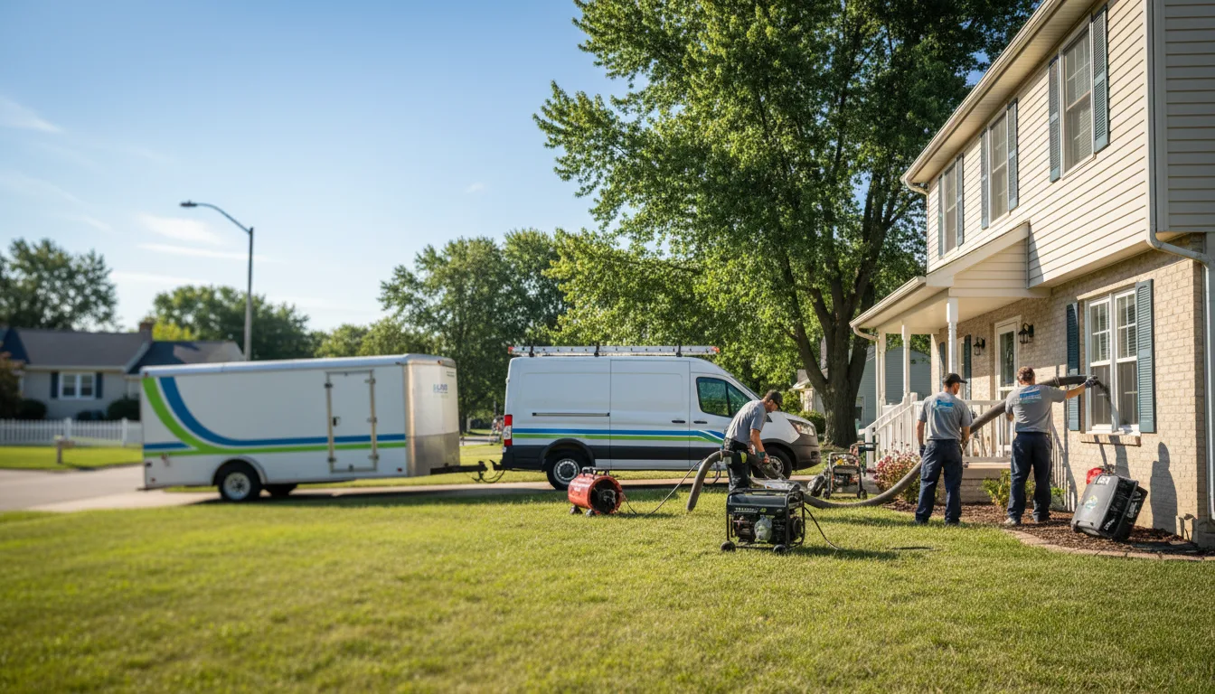Flooded Basement Restoration And Cleanup With Repair in Beattie, KS near me